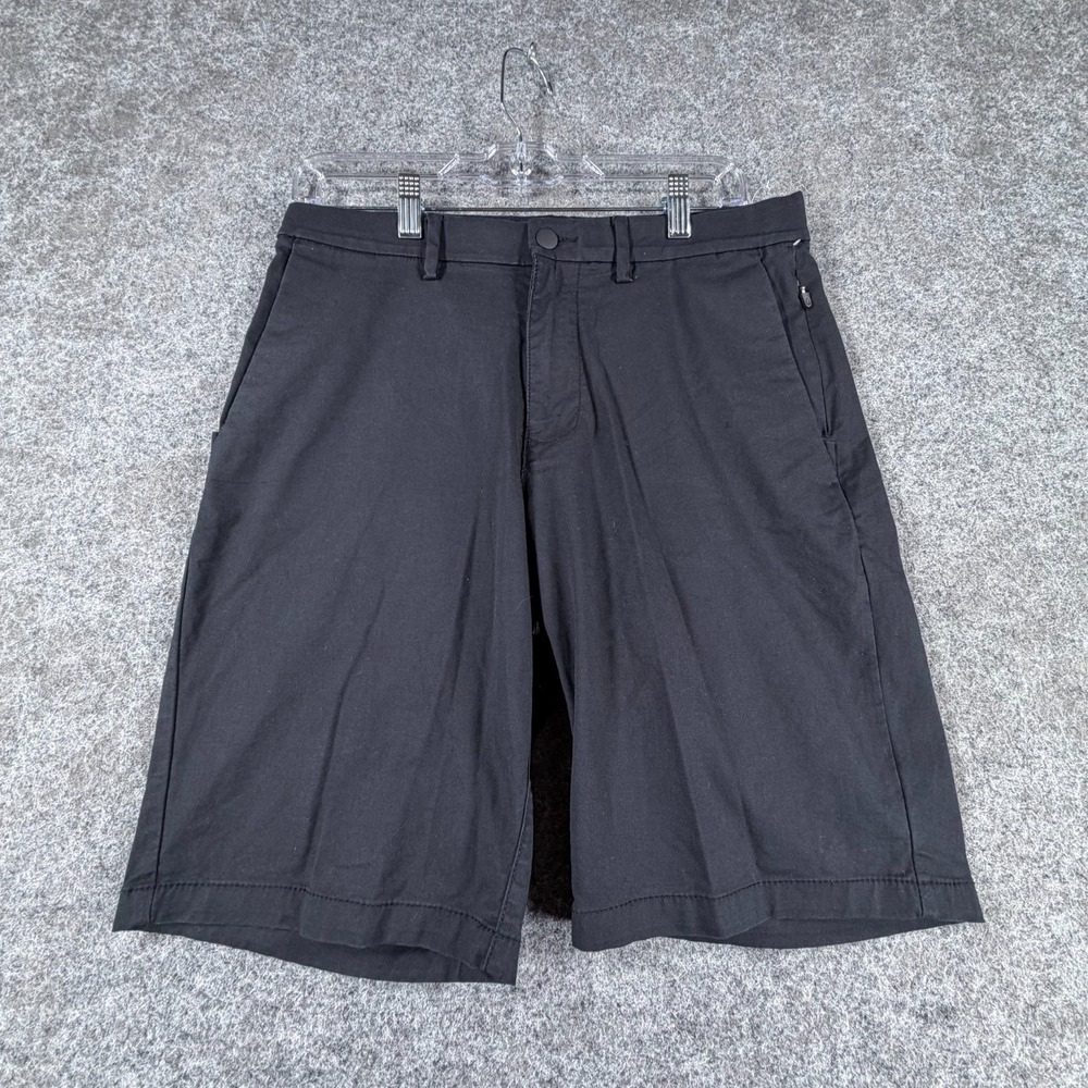Old Navy Ultimate‎ Tech Slim Built In Flex Shorts Mens 30 Black Cotton Stretch